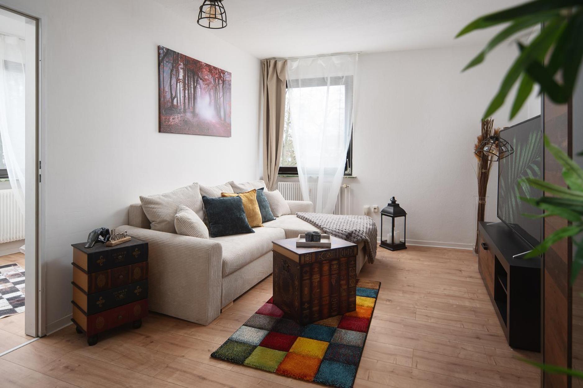 1-4 Gaeste Wohnung W-Lan, Netflix, Amazon, Parken, Arbeitsplatz, 24H Check In ,Vollausgestattet Kueche, Handtuecher Seife U,V,M Fuer Geschaeftsreisende, Paare, Familien , Datteln Dış mekan fotoğraf