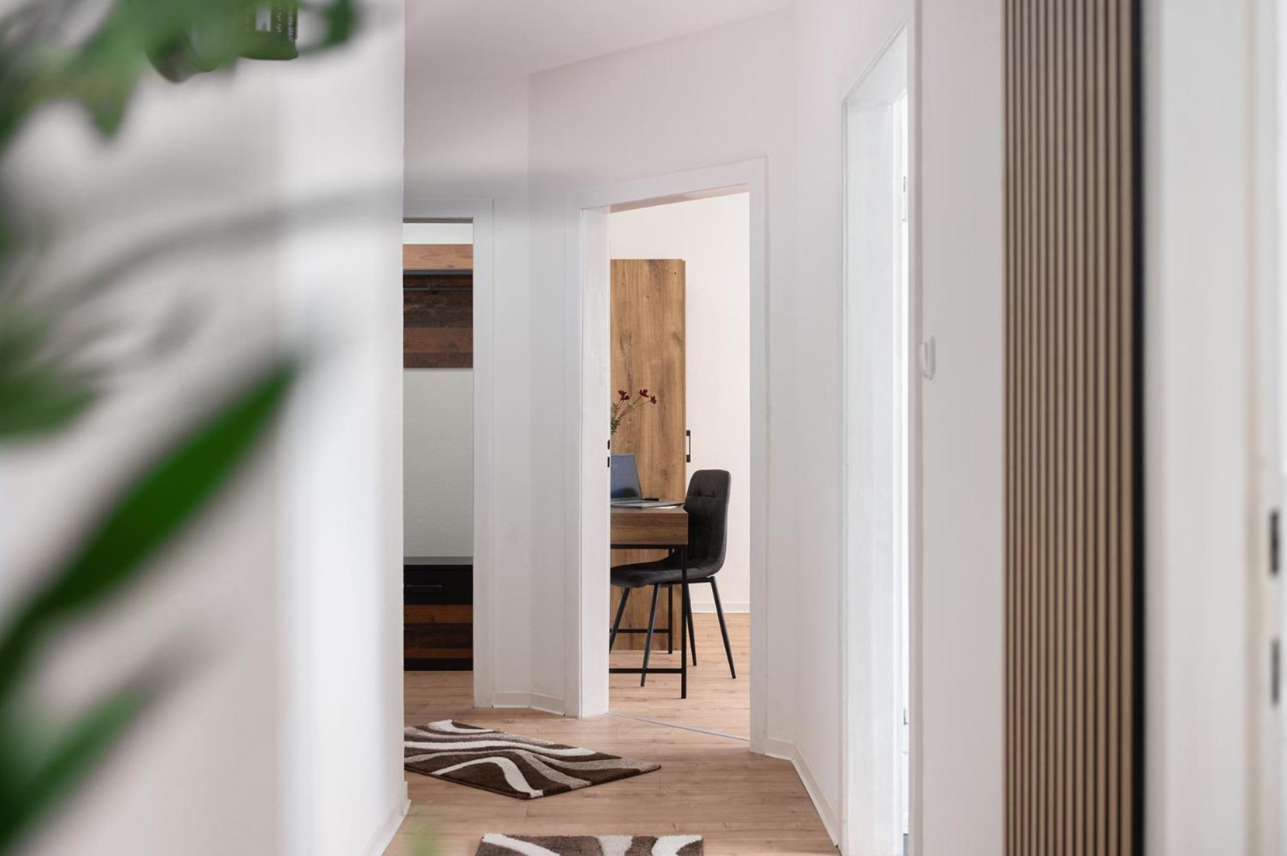 1-4 Gaeste Wohnung W-Lan, Netflix, Amazon, Parken, Arbeitsplatz, 24H Check In ,Vollausgestattet Kueche, Handtuecher Seife U,V,M Fuer Geschaeftsreisende, Paare, Familien , Datteln Dış mekan fotoğraf